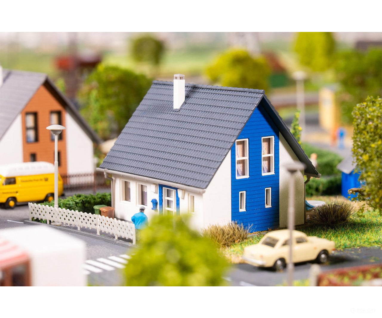 Faller 232146 N Detached house blue - Structures