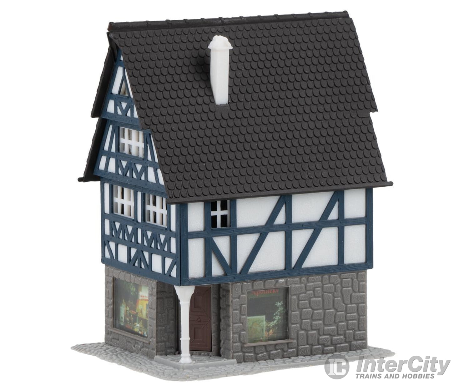 Faller 232157 N Half-Timbered House With Pharmacy Structures