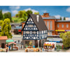Faller 232157 N Half-Timbered House With Pharmacy Structures
