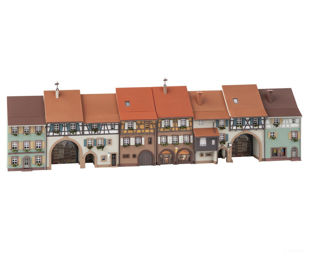 Faller 232174 N 6 Old-Town Relief Houses Structures