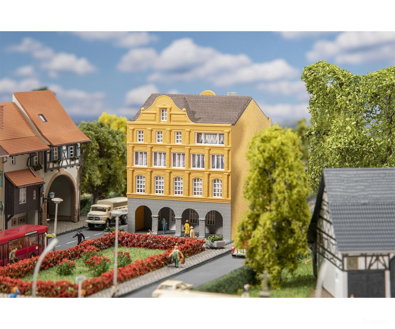 Faller 232177 N Town House With Archways Structures