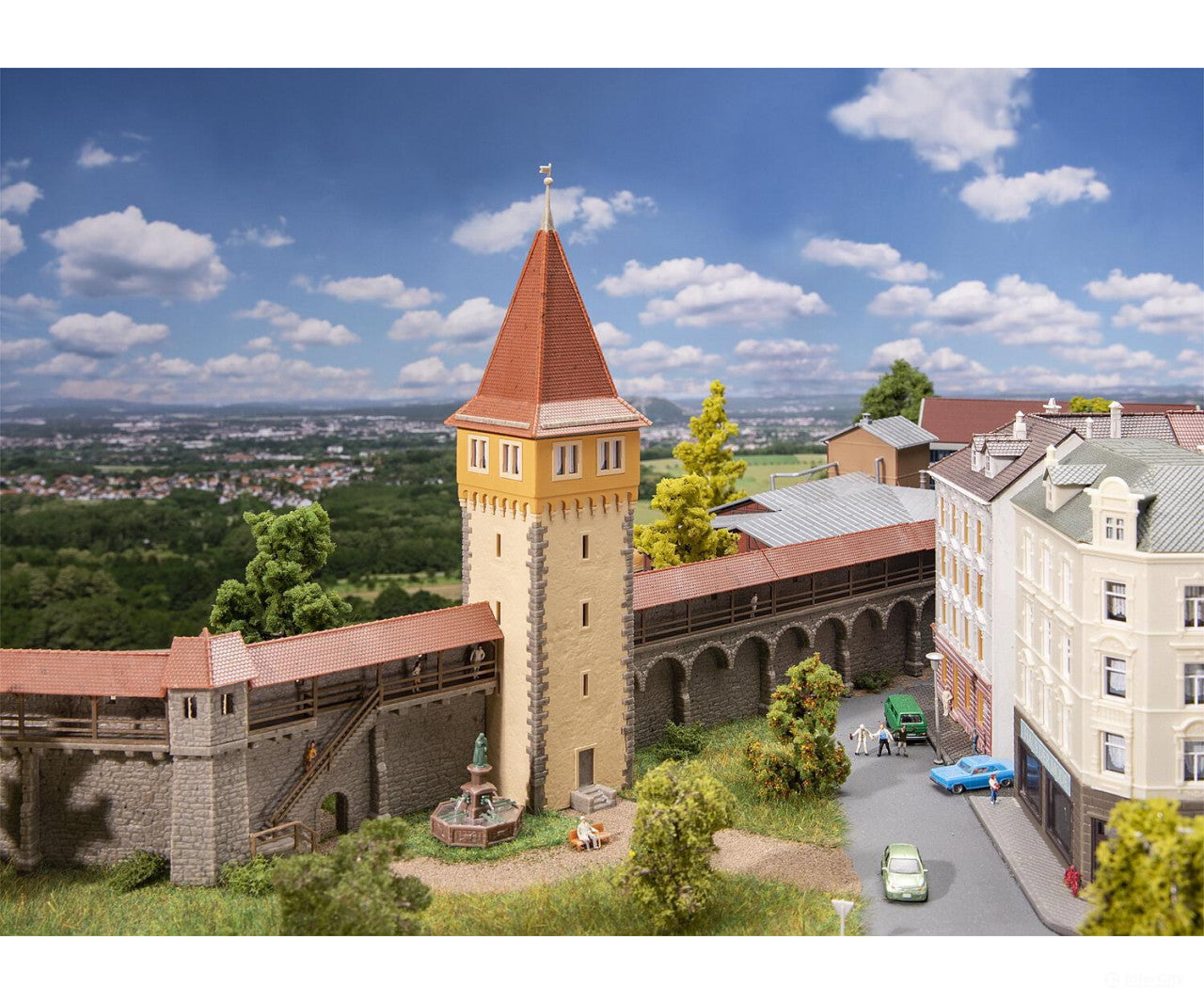 Faller 232200 N City Tower Old-Town Wall Set Structures
