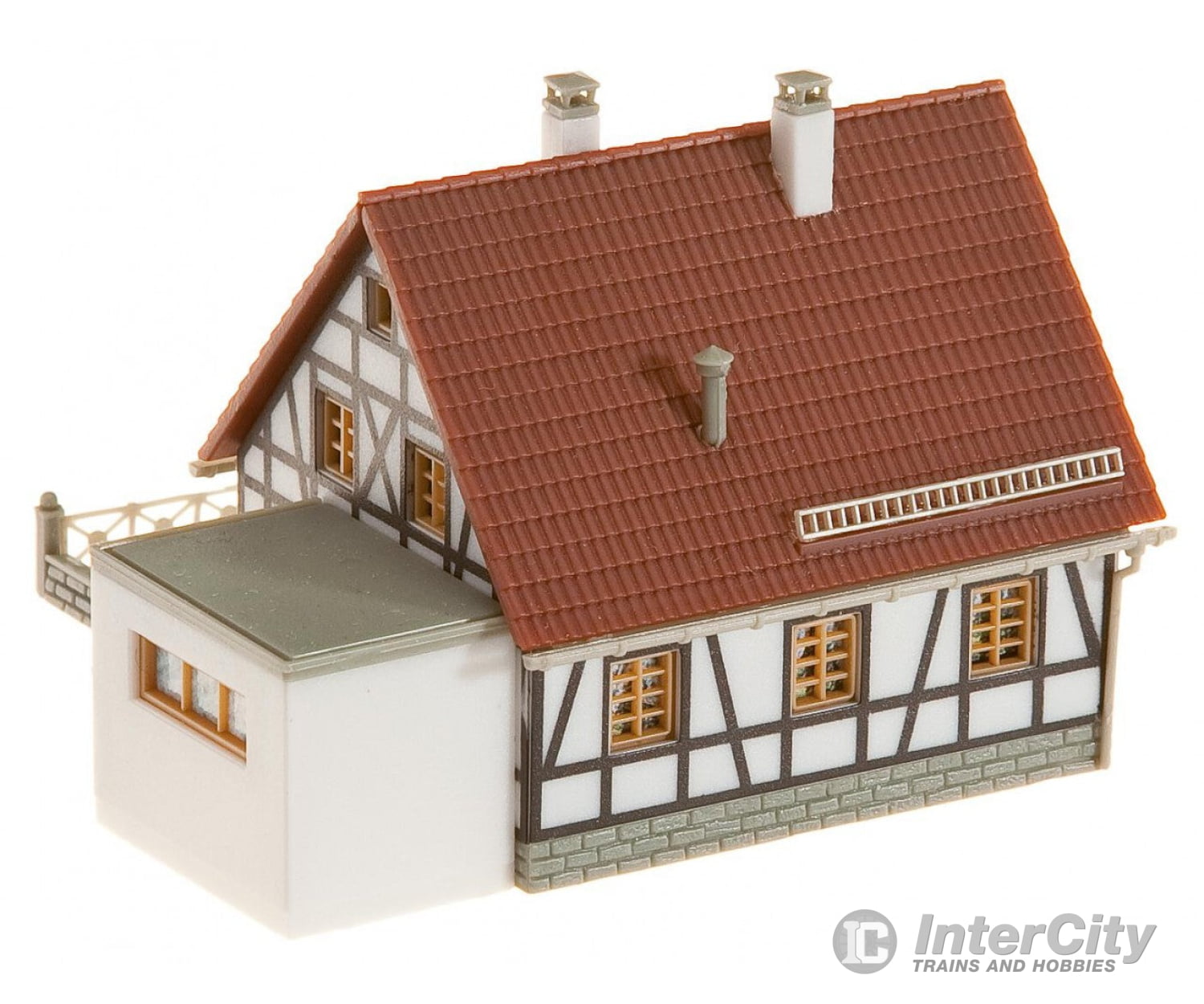 Faller 232215 N Timbered House With Garage Structures