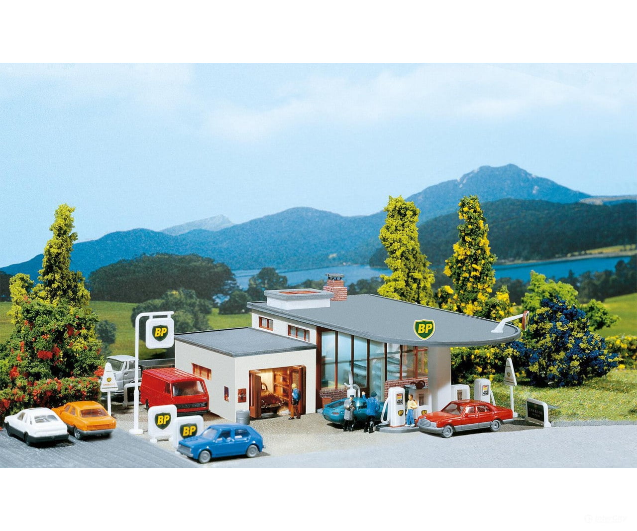 Faller 232219 N Bp Petrol Station Structures