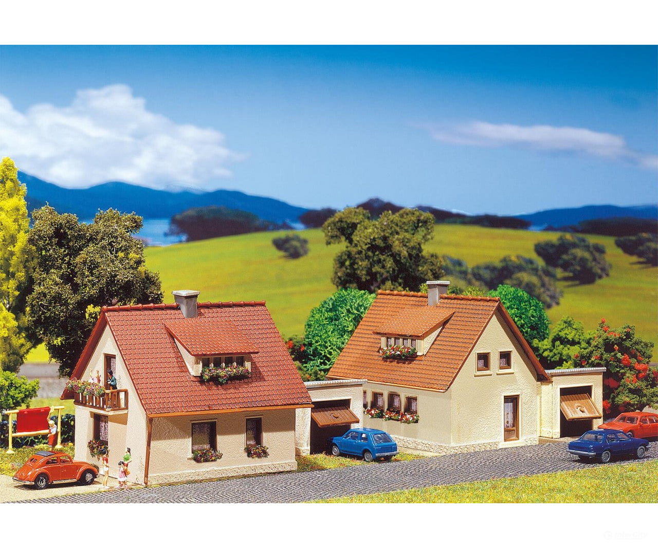 Faller 232226 N 2 One-Family Houses Structures