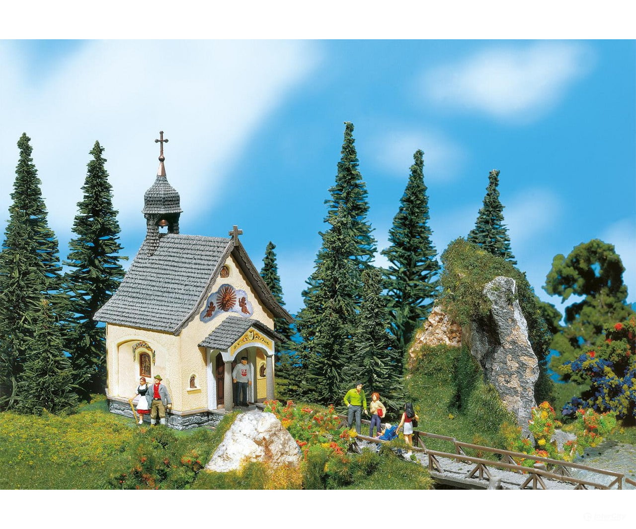 Faller 232239 N St. Bernhard Chapel Structures