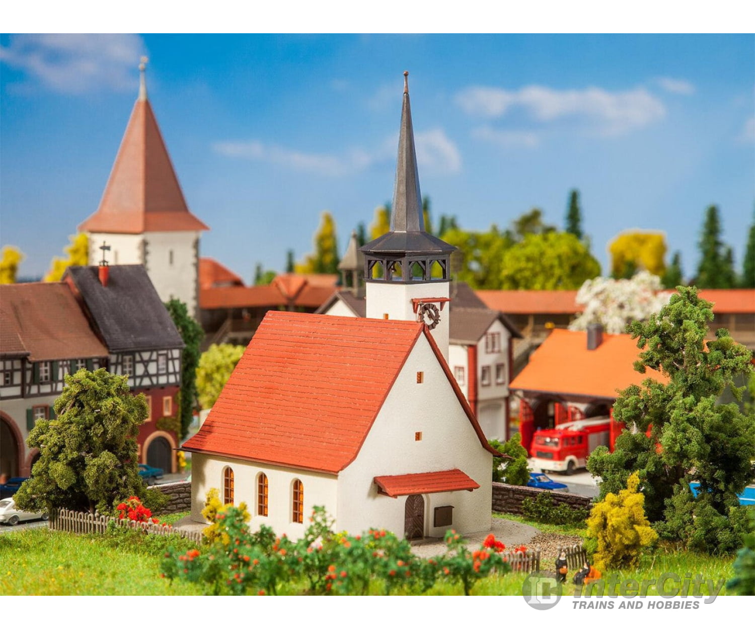 Faller 232314 N Church With Pointed Roof Structures