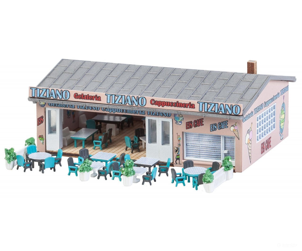 Faller 232327 N Tiziano Ice-Cream Parlour Structures