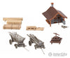 Faller 232359 N Small Baking House With Accessories Structures