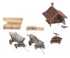 Faller 232359 N Small Baking House With Accessories Structures