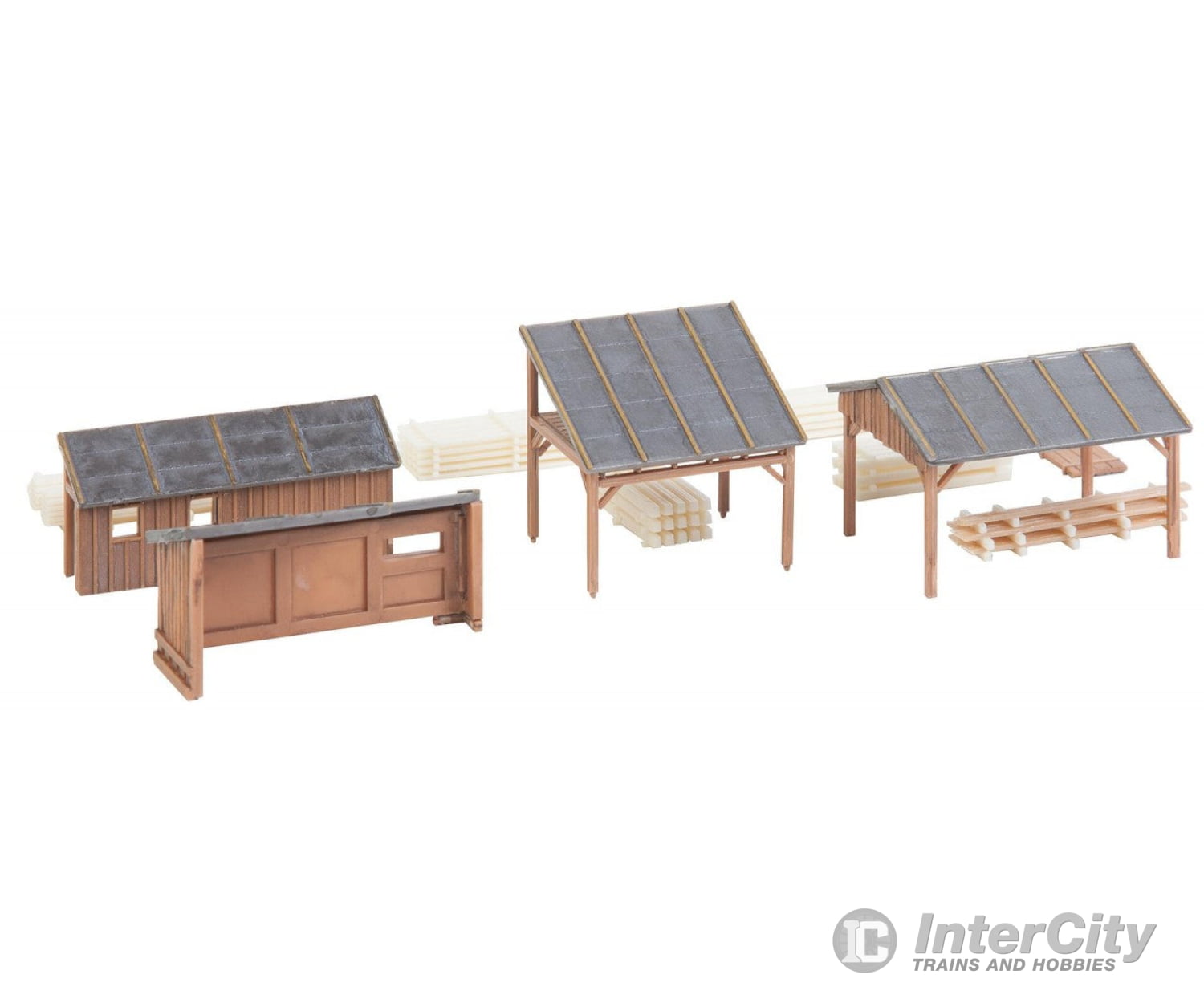 Faller 232373 N Timber Storage Sheds Structures