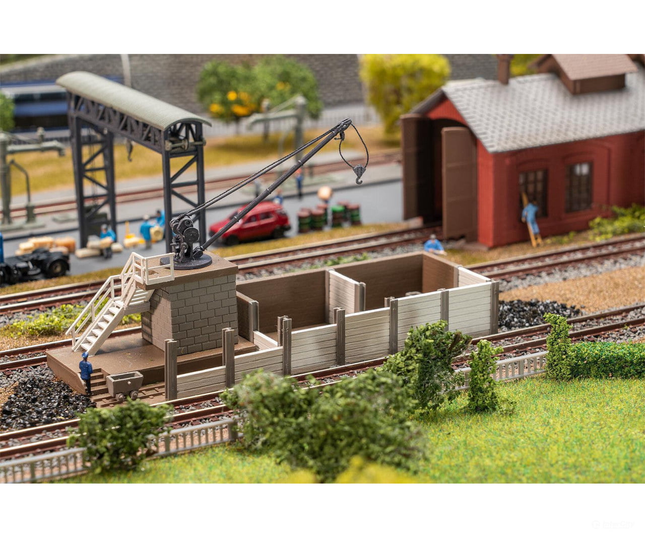 Faller 239008 N Railway Depot Promotional-Set Structures
