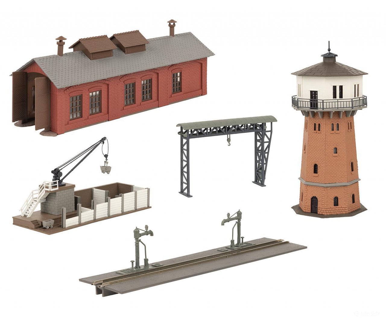 Faller 239008 N Railway Depot Promotional-Set Structures