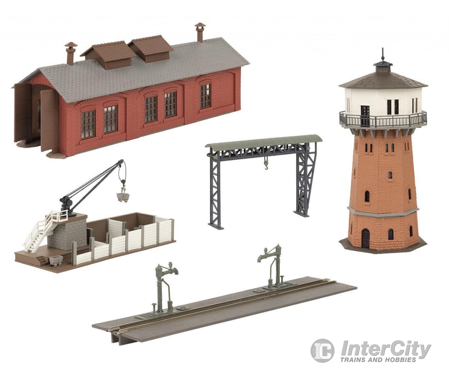 Faller 239008 N Railway Depot Promotional-Set Structures