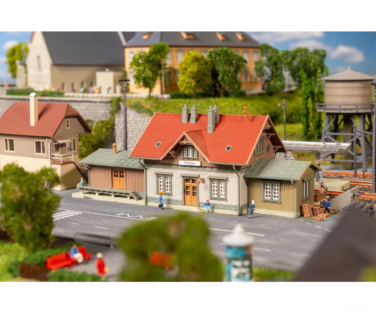 Faller 239011 N Feldsee Railway station Promotional-Set - Structures