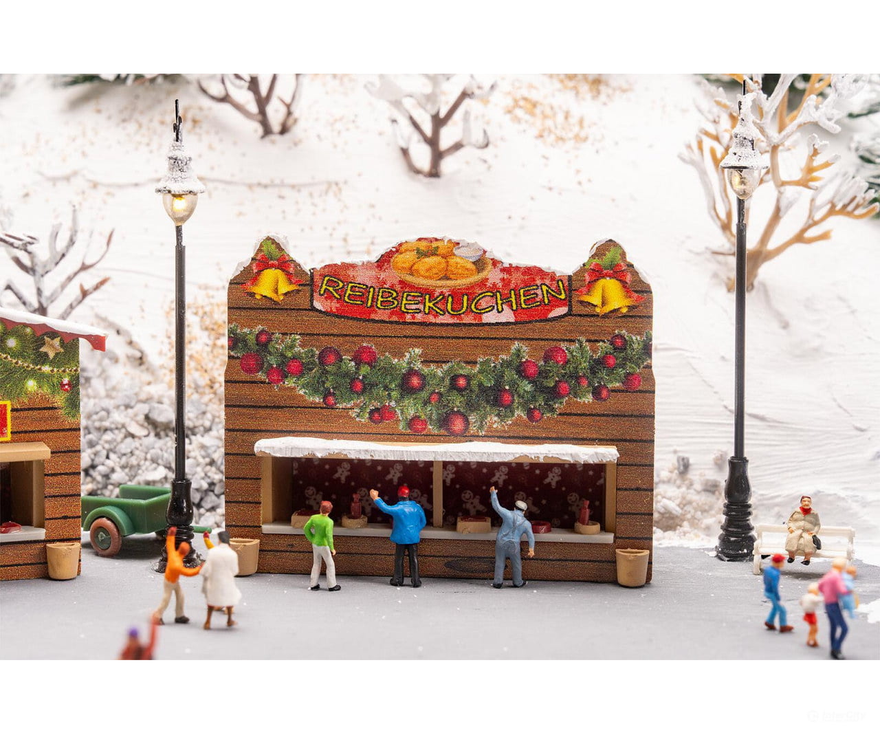 Faller 272020 N 2 Christmas market stalls - Structures