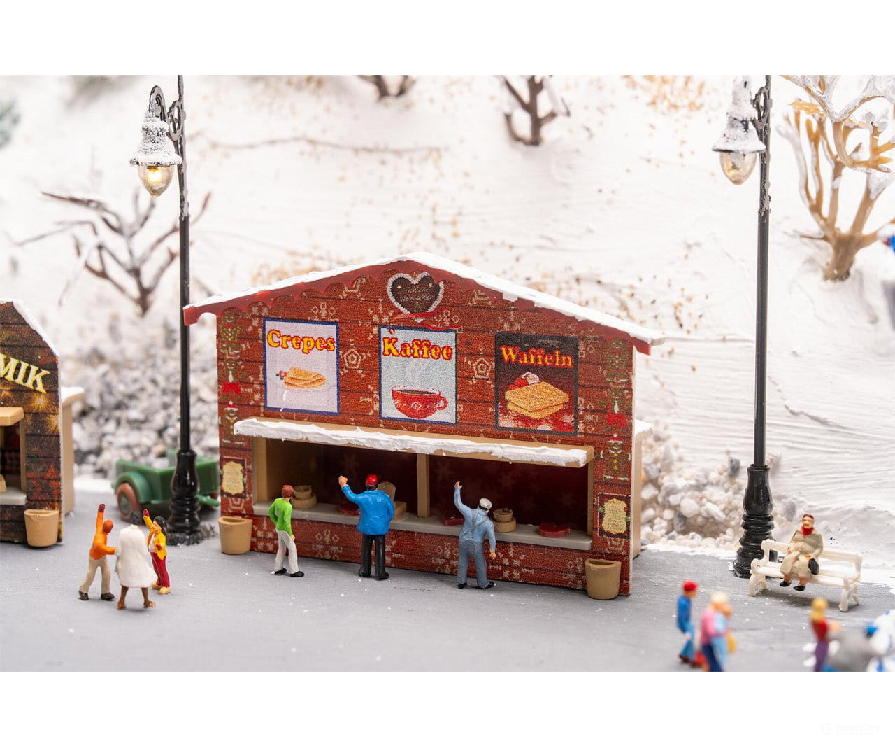 Faller 272021 N 2 Christmas market stalls - Structures