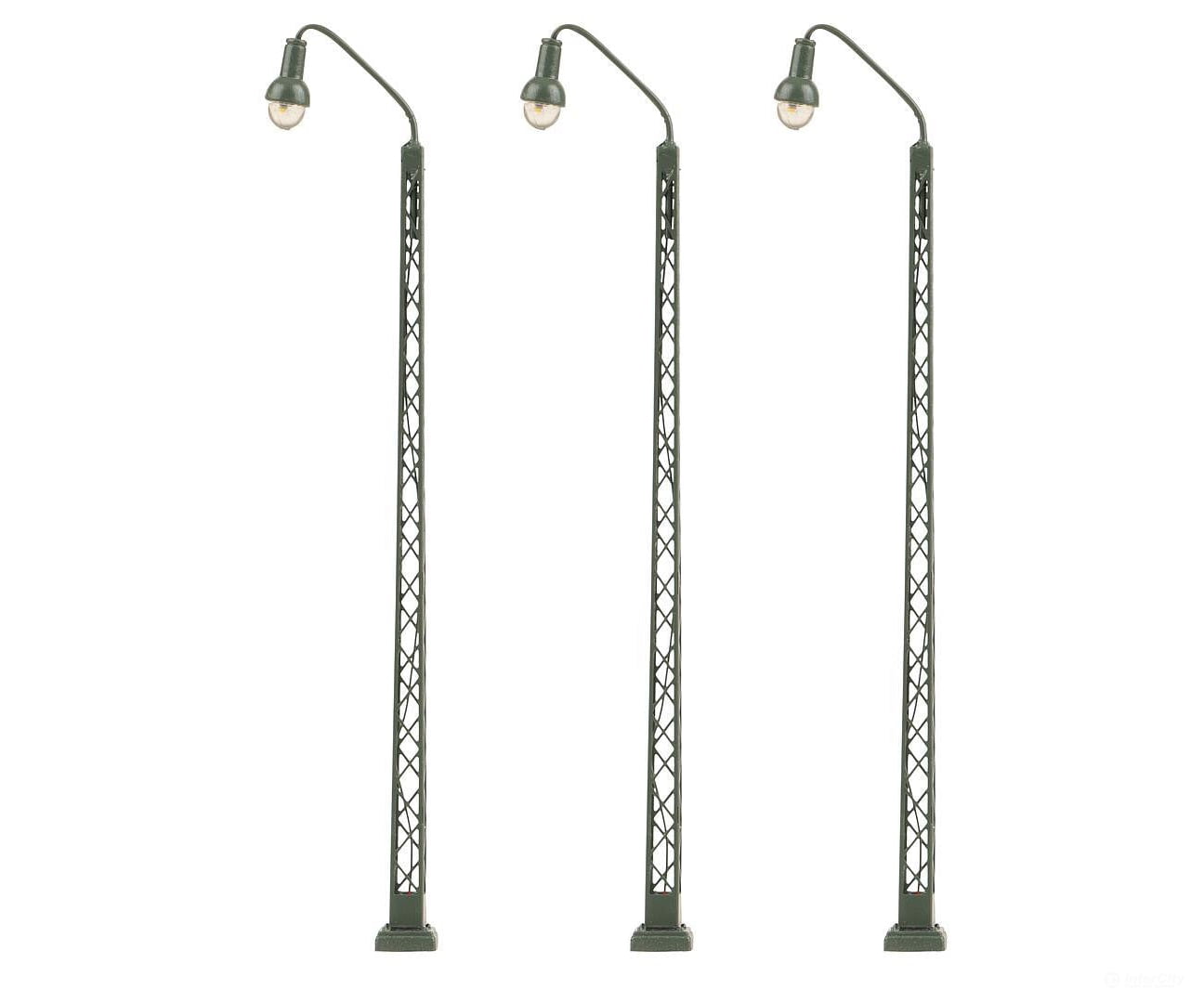 Faller 272124 N Led Lattice Mast Arc Luminaires Cold White 3 Pieces Lights & Electronics