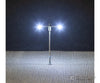 Faller 272223 N Led Street Light Pole-Integrated Lamp Two Arms Cold White Lights & Electronics