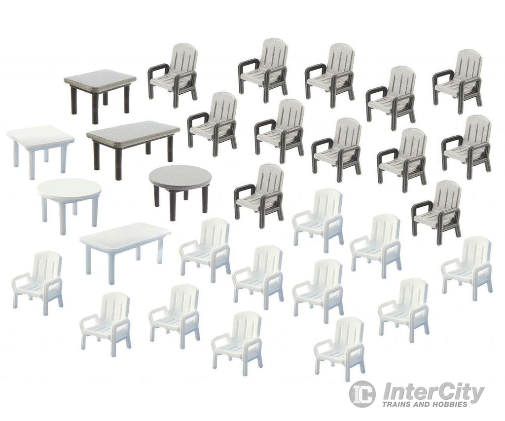 Faller 272441 N 24 Garden Chairs And 6 Tables Other Scenery