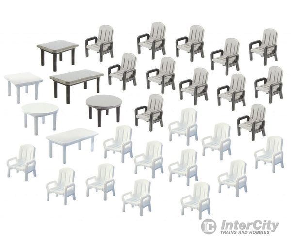 Faller 272441 N 24 Garden Chairs And 6 Tables Other Scenery
