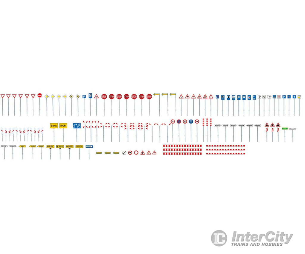 Faller 272449 N Set Of Traffic Signs Roads & Streets