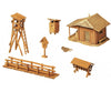 Faller 272532 N Lodge With Raised Hide Scenery Details