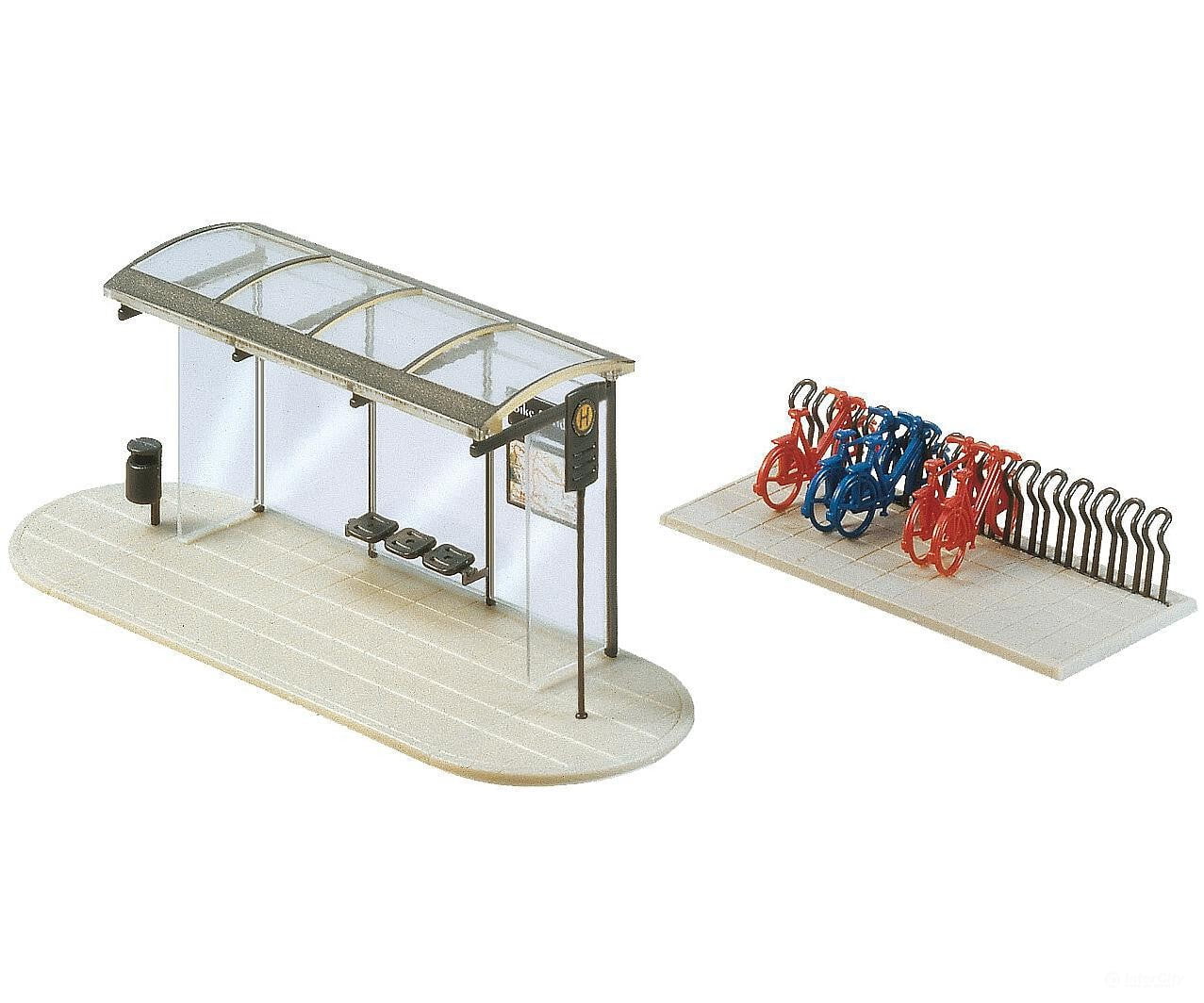 Faller 272543 N City Compact Stops Scenery Details