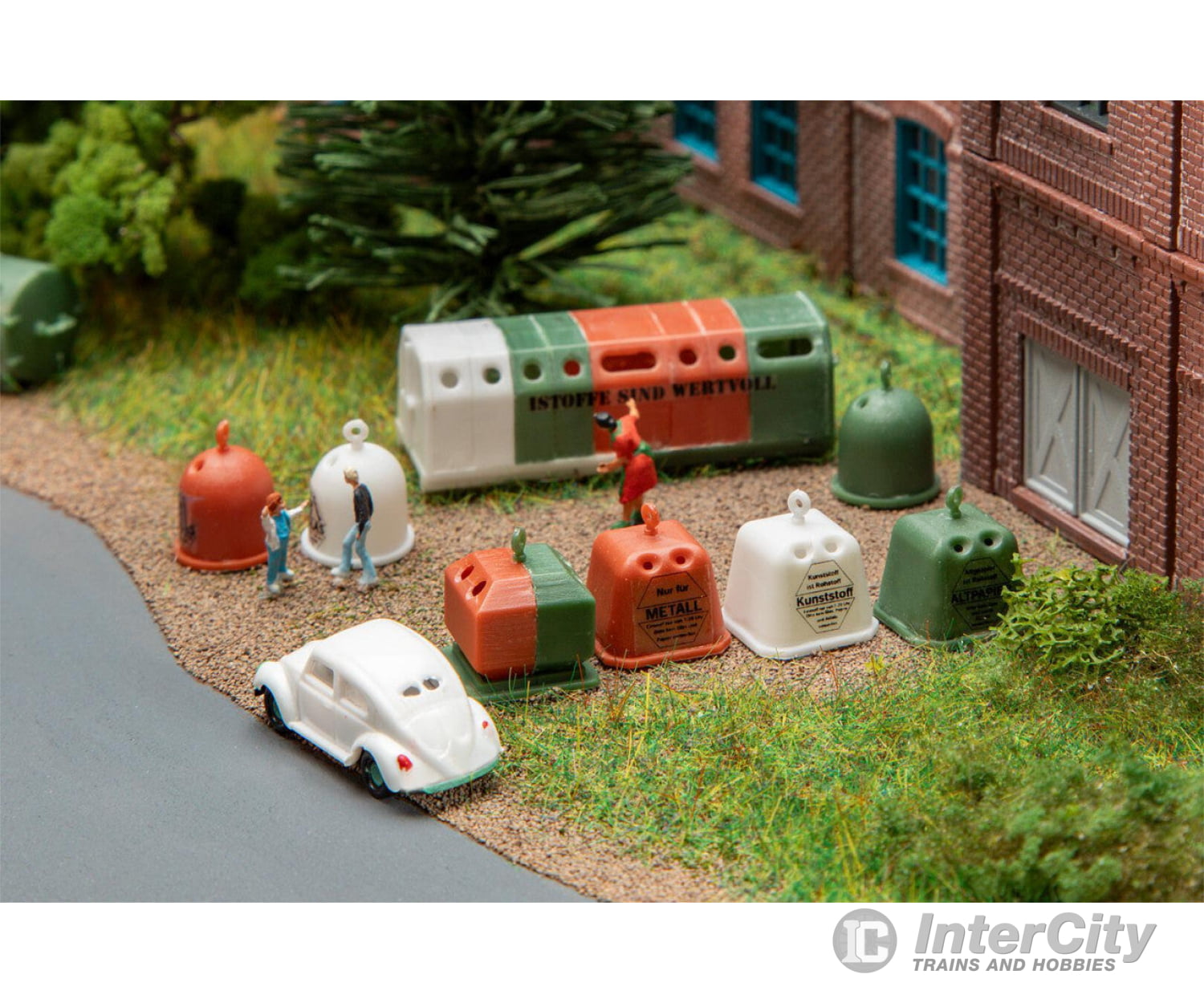 Faller 272567 N Recycling Container Set Scenery Details