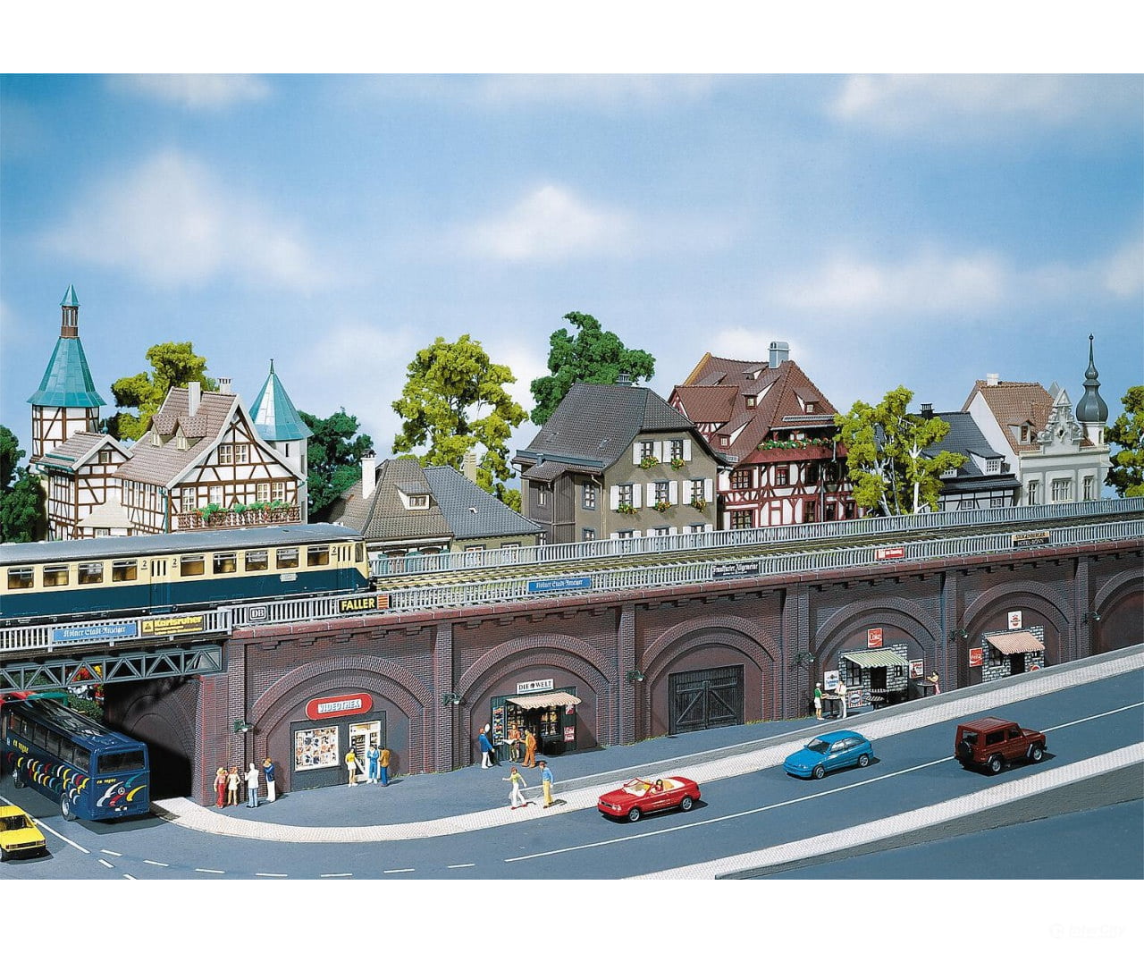 Faller 272577 N Arcades With Shops Structures