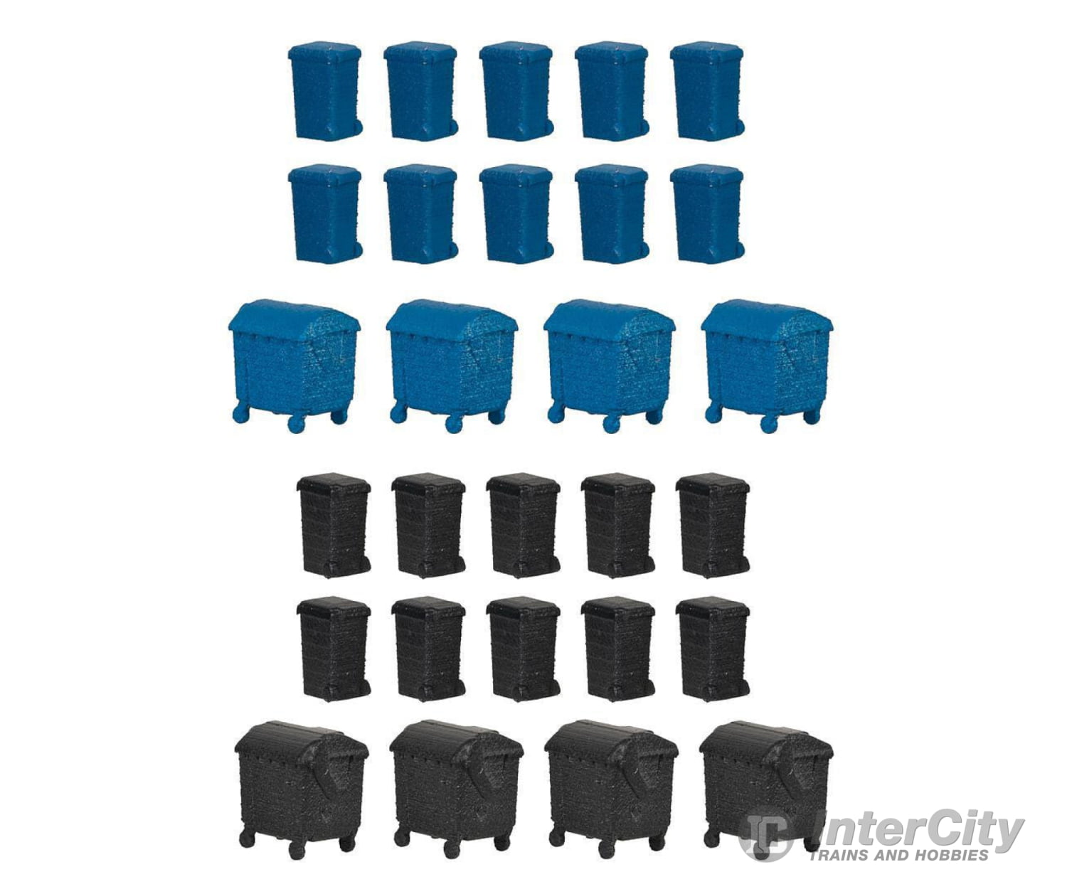 Faller 272919 N Waste Bin Set Scenery Details