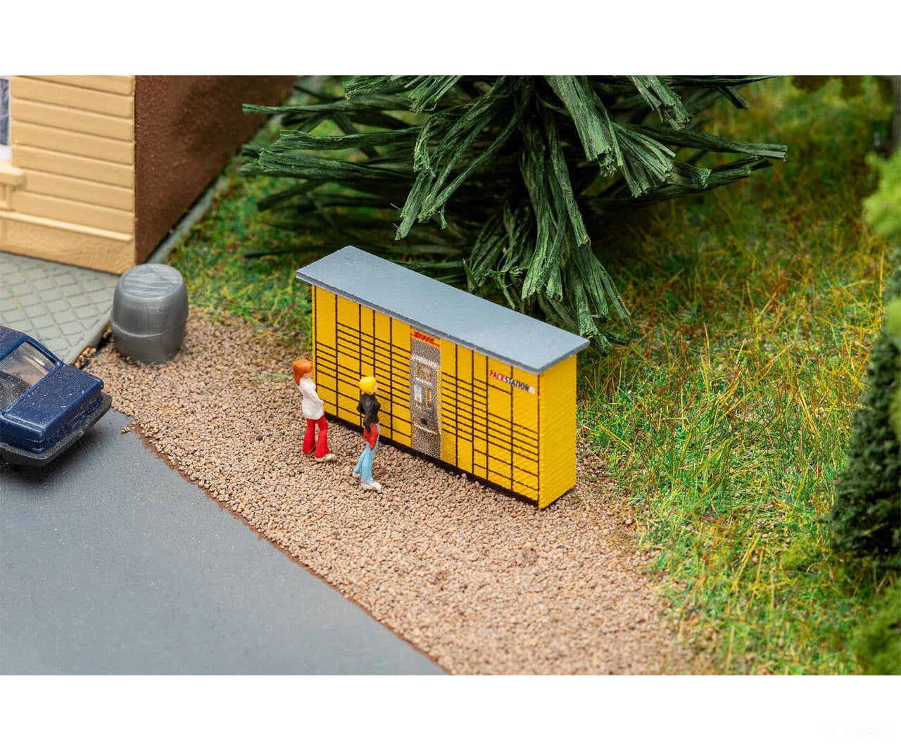 Faller 272921 N 2 Dhl Packing Stations Scenery Details