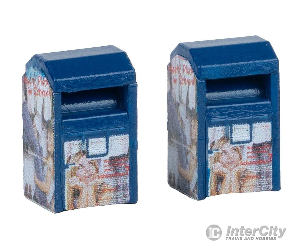 Faller 272927 N 2 Used clothing containers Scenery Details