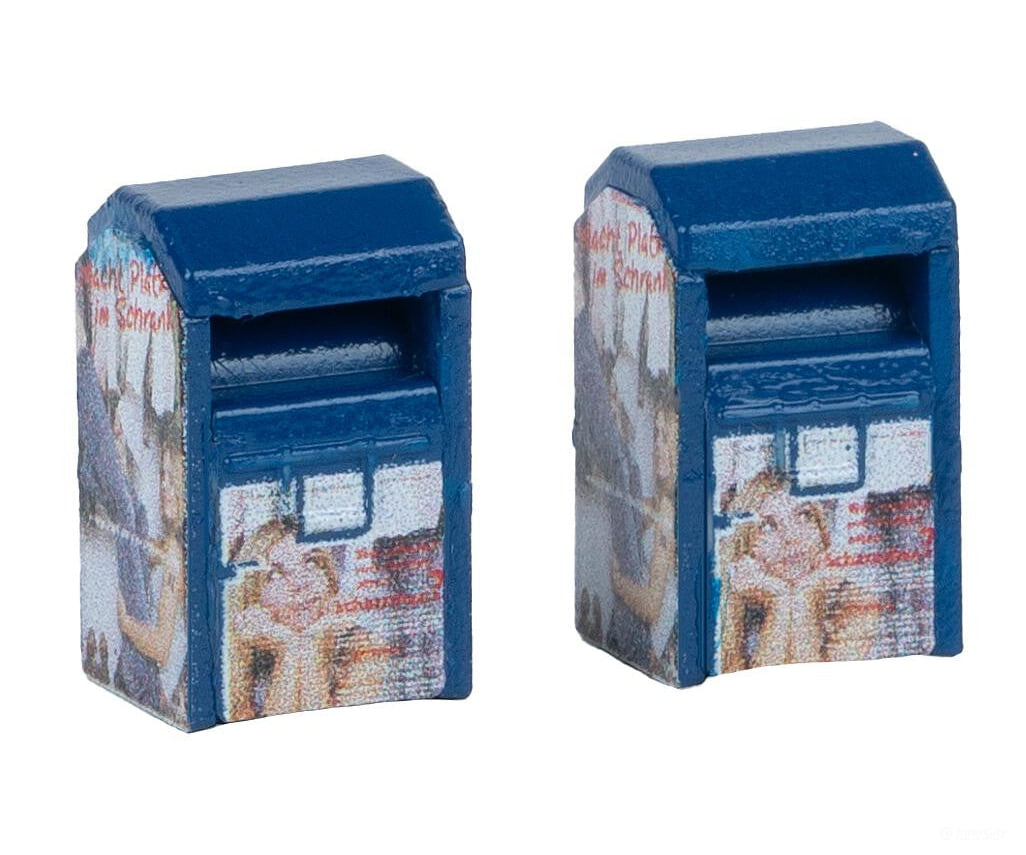 Faller 272927 N 2 Used clothing containers Scenery Details
