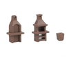 Faller 272929 N 2 Garden barbecues - Scenery Details