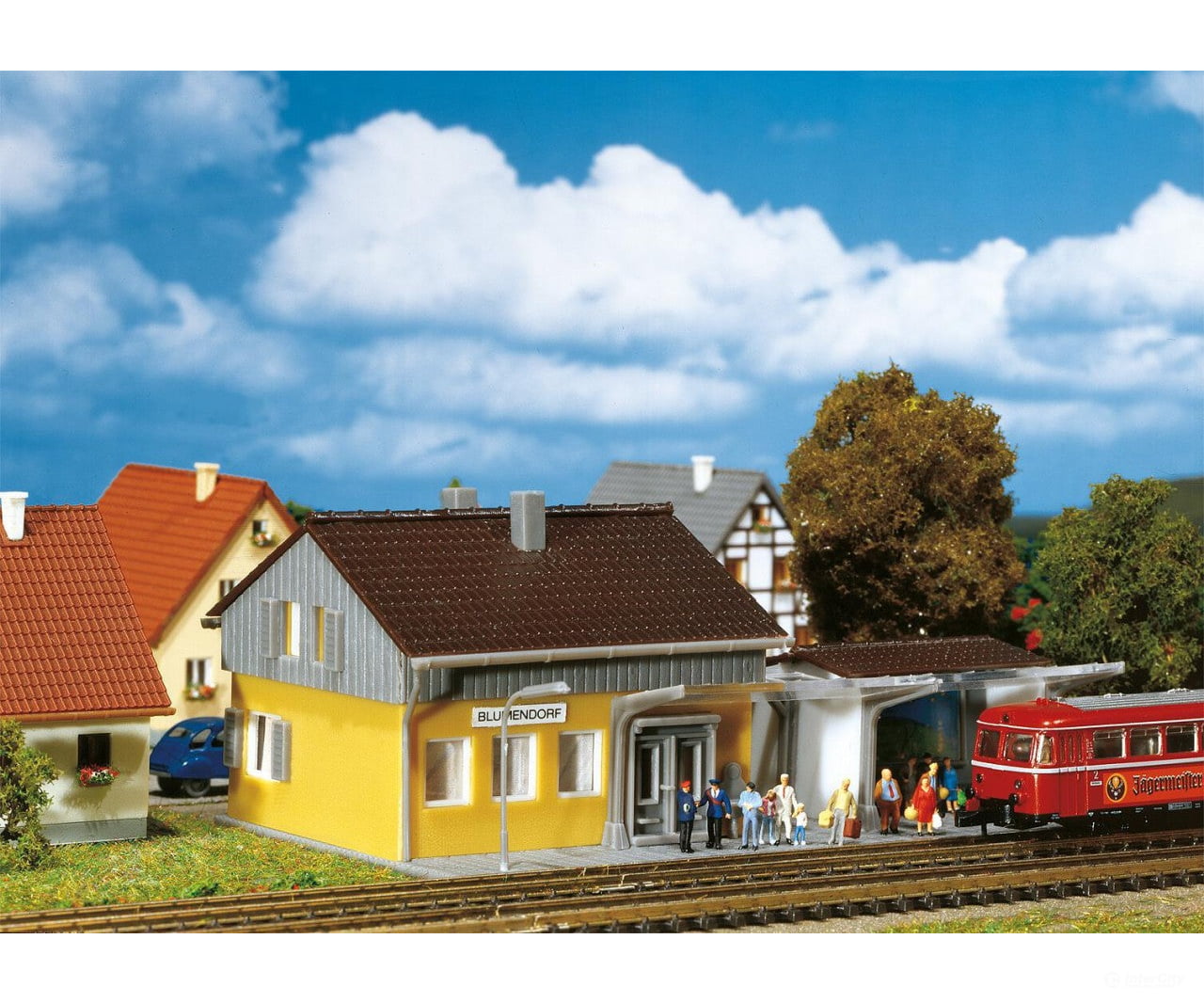 Faller 282706 Z Blumendorf Wayside Station Structures