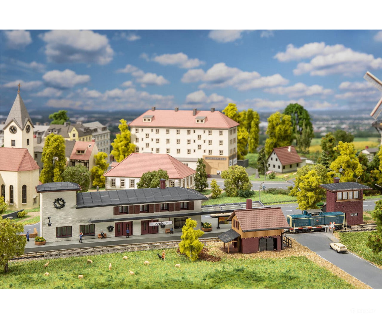 Faller 282713 Z Feenbach Railway Station Set Structures