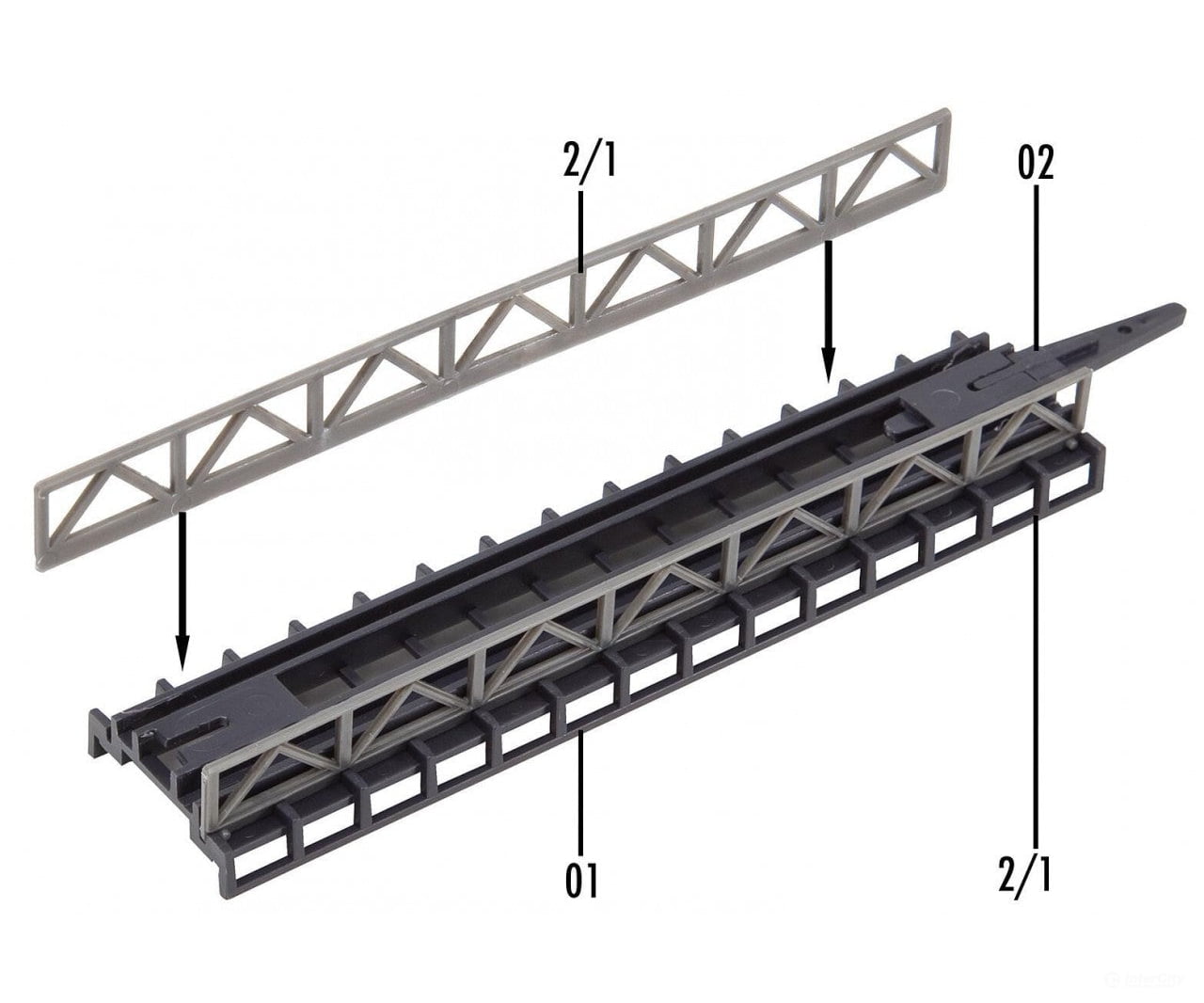 Faller 282901 Z 4 Track Beds Tunnels & Bridges