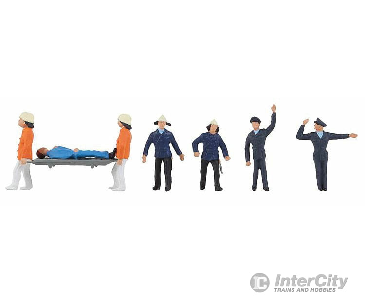 Faller Gmbh Ho 150933 Accident Scene -- Pkg(6) Figures