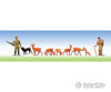 Faller Gmbh Ho 151024 Recreation -- Hunters/Lumbermen/Deer Figures