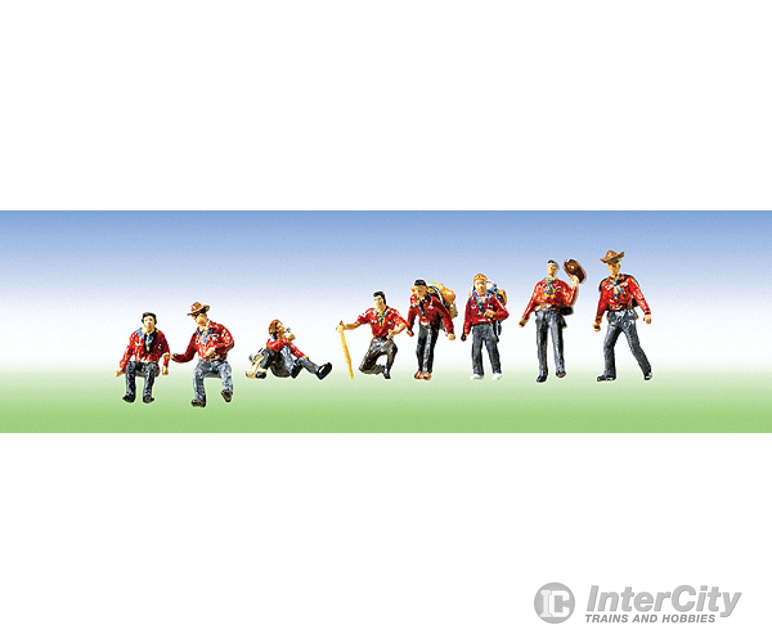 Faller Gmbh Ho 153025 Sports & Recreation -- Boy Scouts Pkg(8) Figures