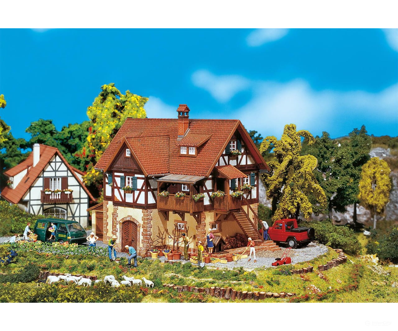 Faller 130266 H0 Half-Timbered House Structures
