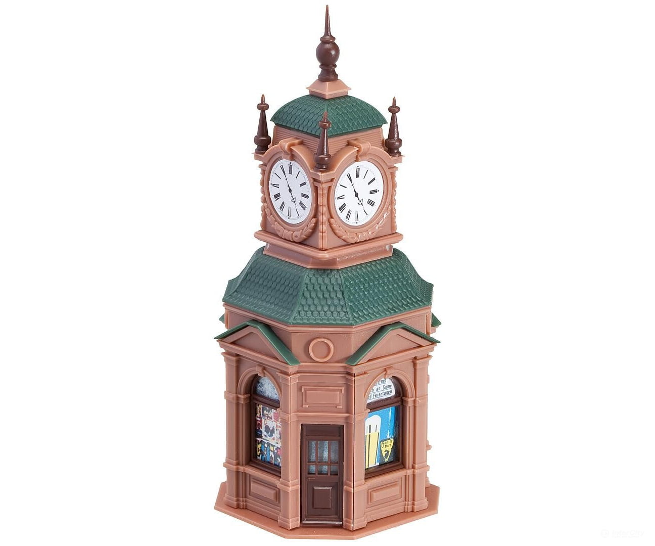 Faller 180583 H0 Clock Kiosk Scenery Details