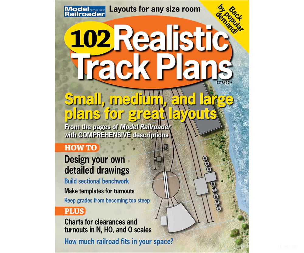 Firecrown/Kalmbach FC99 - 102 Realistic Track Plans Books