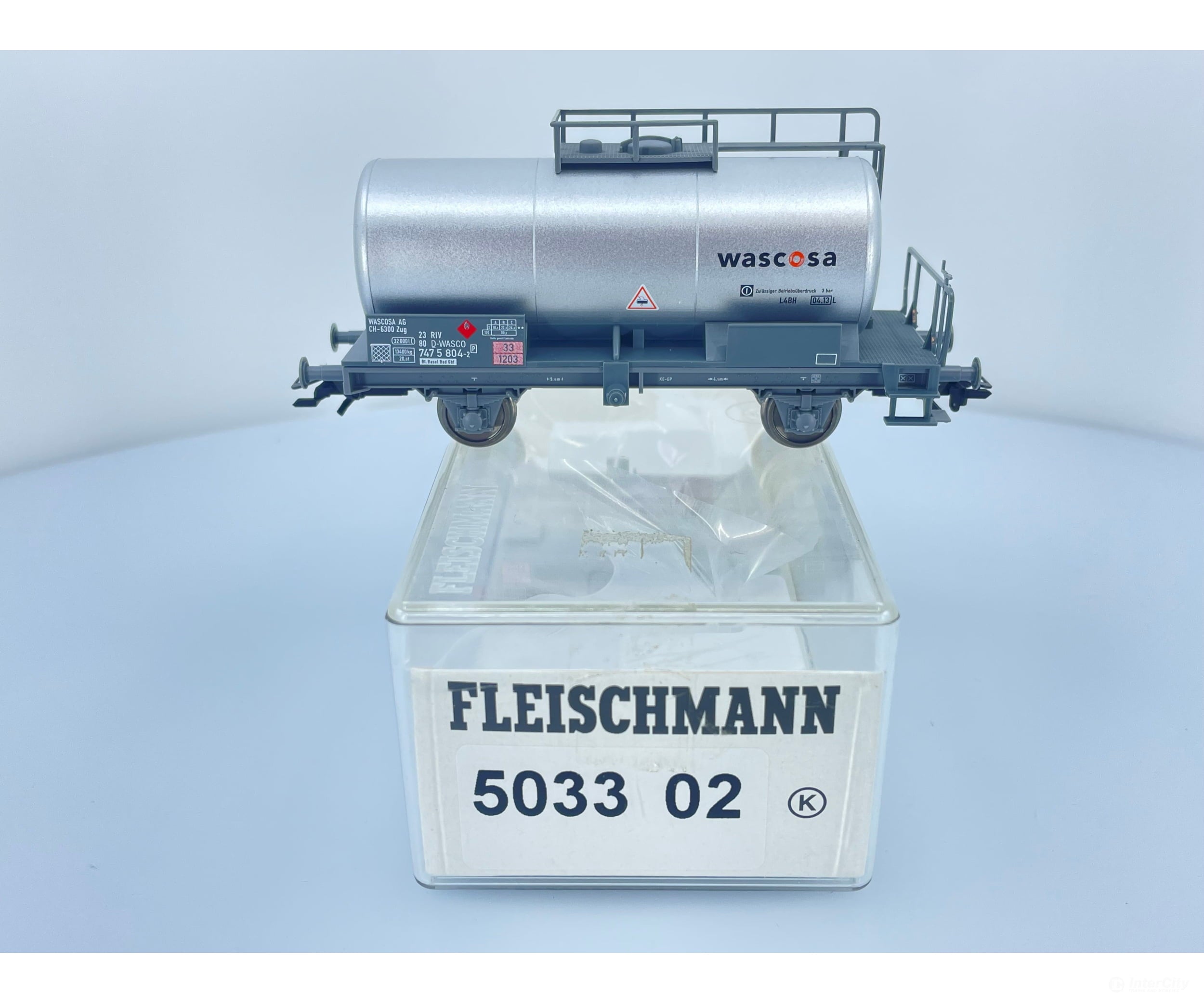 Fleischmann 503302 Ho Sbb Tank Car ’Wascosa’ European Freight Cars