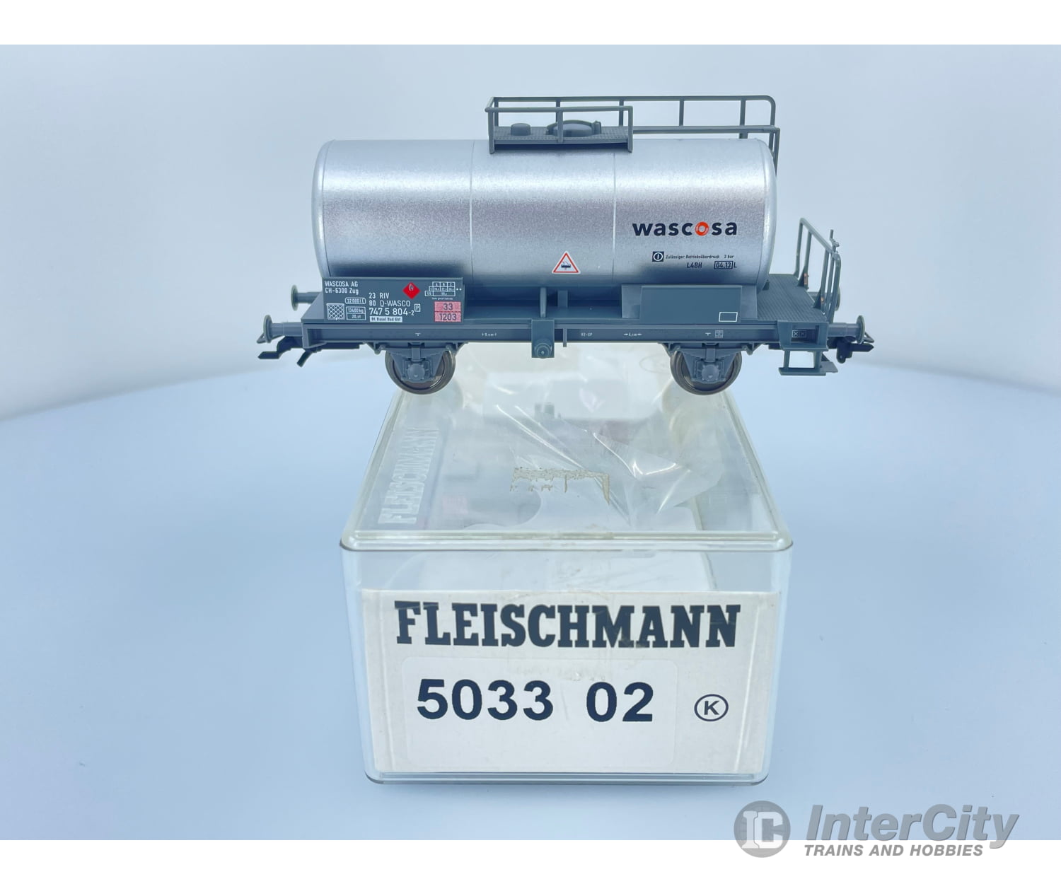 Fleischmann 503302 Ho Sbb Tank Car ’Wascosa’ European Freight Cars