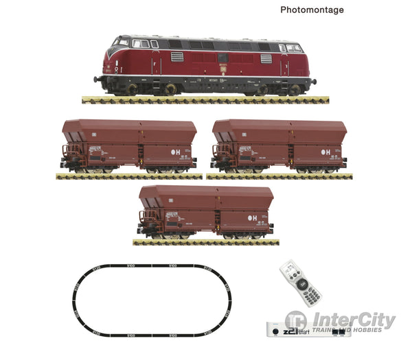 Fleischmann 5170003 N Z21 Start Digital Set: Diesel Locomotive Class 221 With Goods Train Db