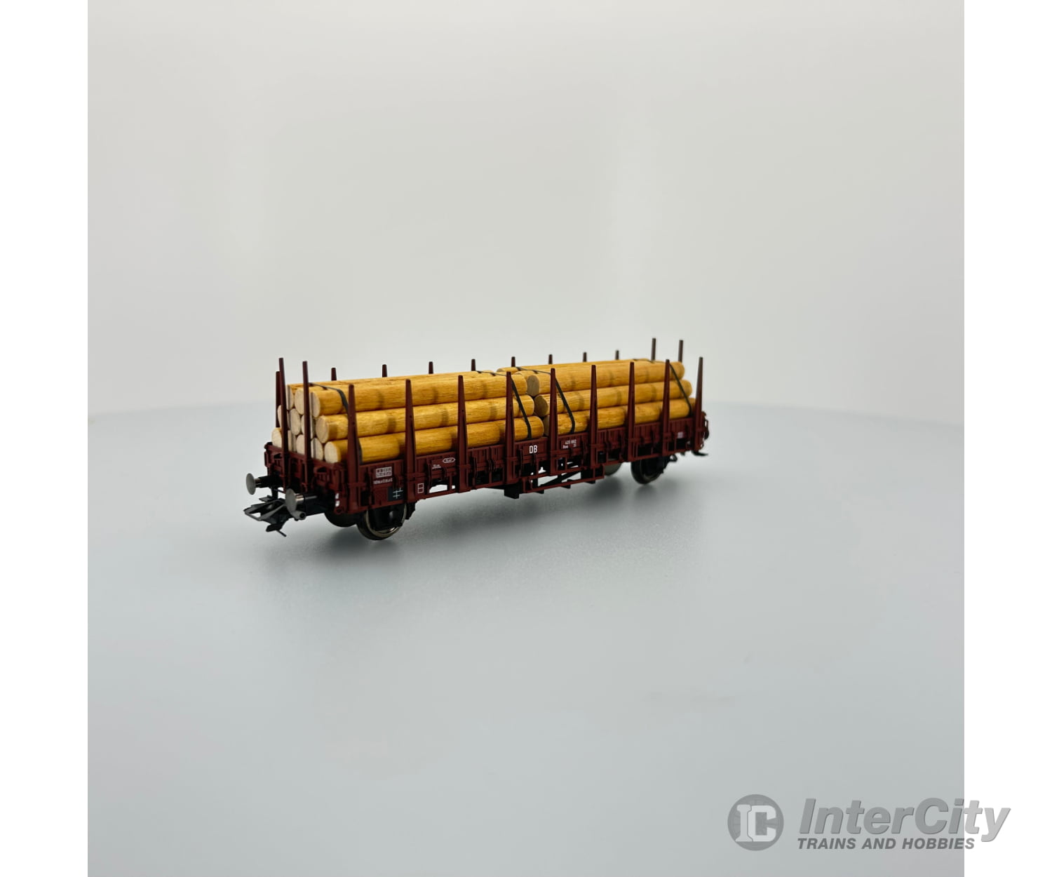 Fleischmann 52238701 German Stake Car With Wooden Post Loads Db European Freight Cars