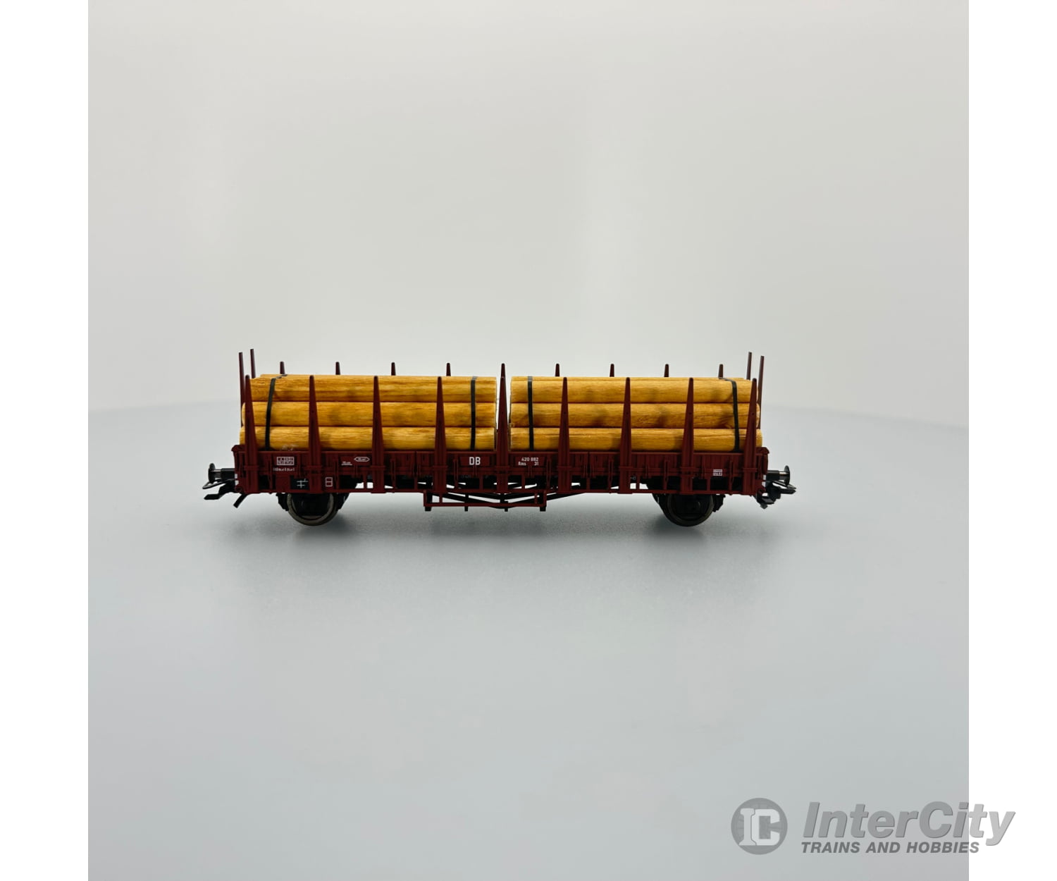 Fleischmann 52238701 German Stake Car With Wooden Post Loads Db European Freight Cars