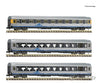 Fleischmann 6260019 N 3-Piece Set: Cisalpino Cis Era 5 6 European Passenger Cars